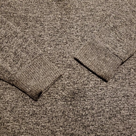 Lucky Brand Sweater Women's Large L Gray Western Split Hem V-Neck Long Sleeve - Picture 9 of 9